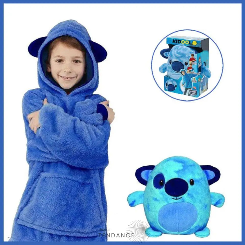 Kidoo™ | Peluche Maxiplaid 2en1 | France-Tendance