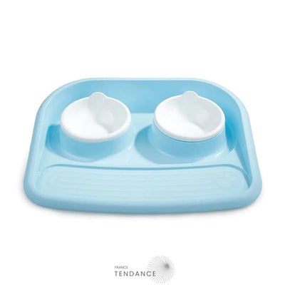 Double Gamelle Avec Plateau Pour Chat Et Chiot |