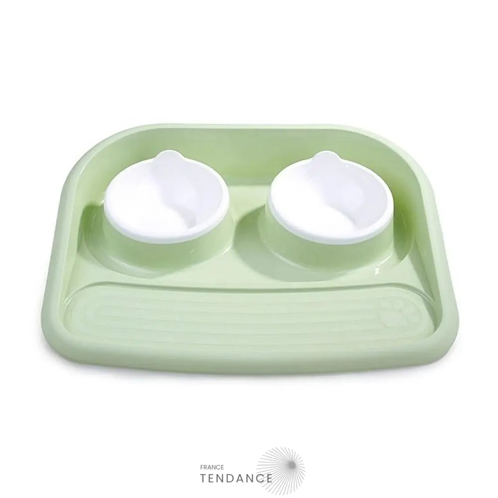 Double Gamelle Avec Plateau Pour Chat Et Chiot |