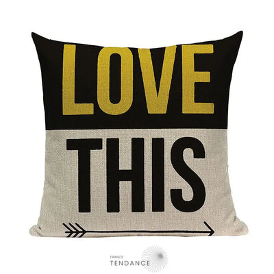 Taie De Coussin Décorative 45x45 - Série love |